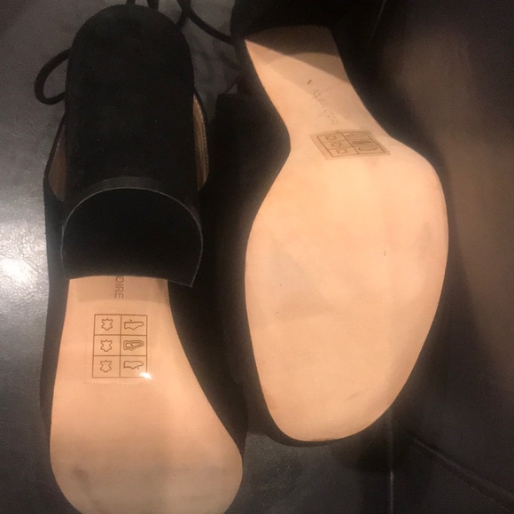 Pour La Victoire black suede platform sandals - Picture 5 of 6